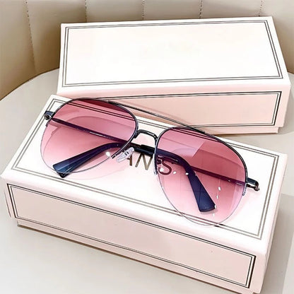 AEROVIEW SHADES – Gradient Pilot Sunglasses with UV400 Protection for Men
