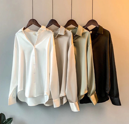 MYRA BLOUSE – Elegant Silk Blouse for Women in a Luxurious Design