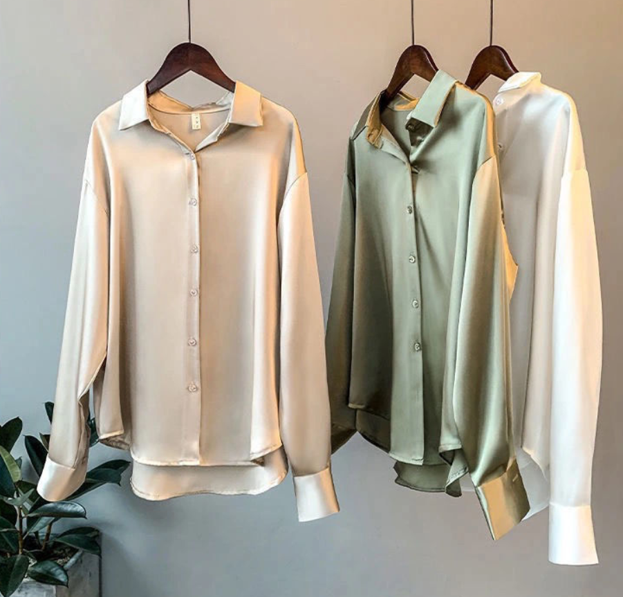 MYRA BLOUSE – Elegant Silk Blouse for Women in a Luxurious Design