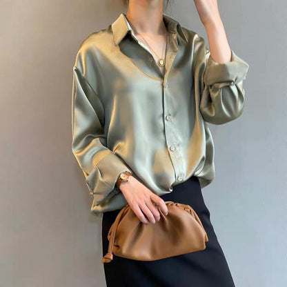MYRA BLOUSE – Elegant Silk Blouse for Women in a Luxurious Design