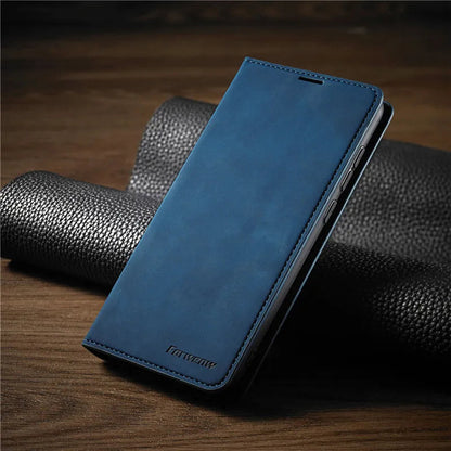 MAGSHIELD – Magnetic Leather iPhone Case for Stylish Protection