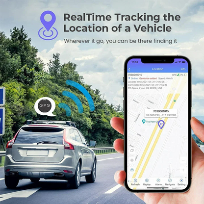 Mini localizzatore GPS magnetico - Tracciamento della posizione in tempo reale con batteria a lunga durata