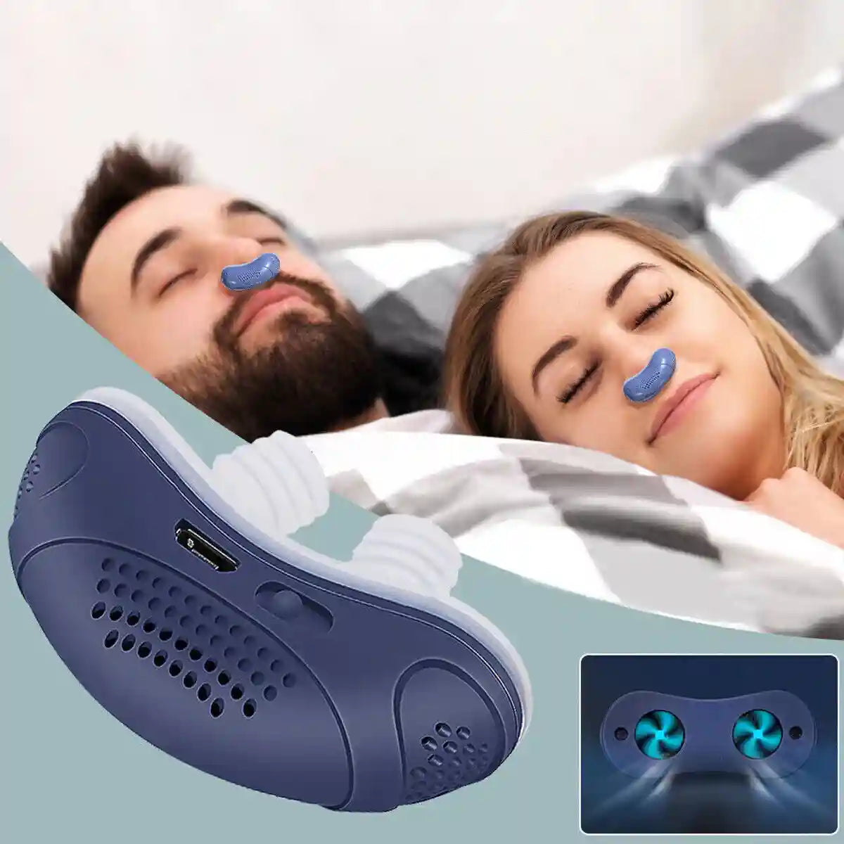 Microbreath-compact CPAP device against snoring & sleep apnea 0