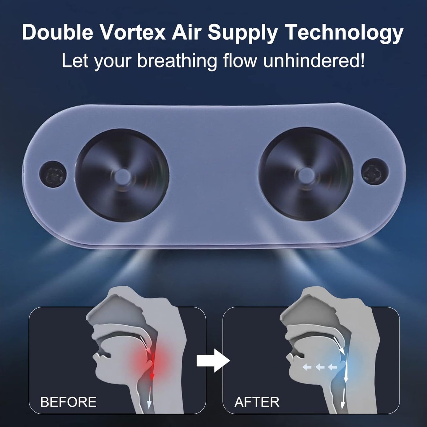 Microbreath-compact CPAP device against snoring & sleep apnea 1