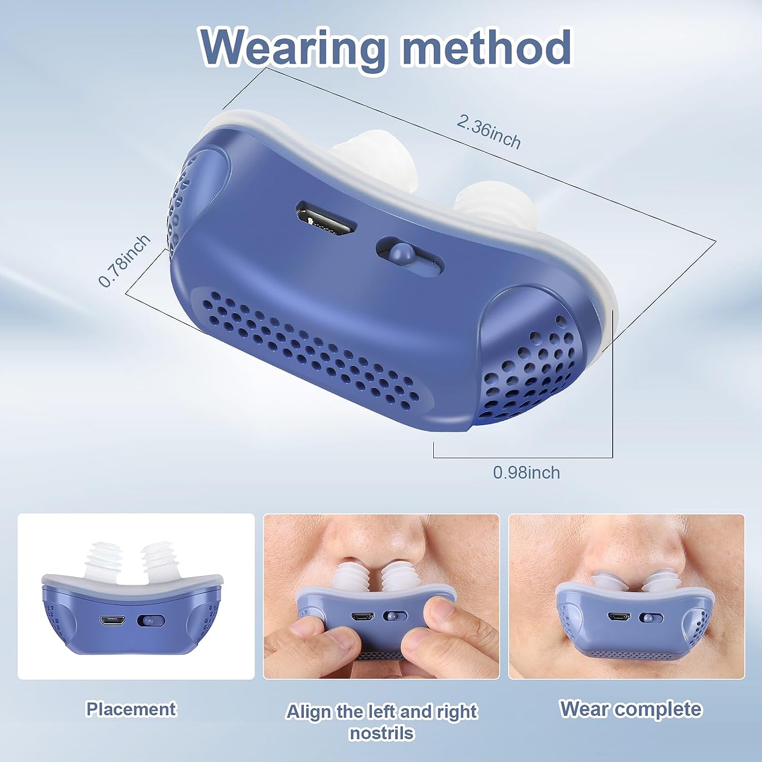Microbreath-compact CPAP device against snoring & sleep apnea 3