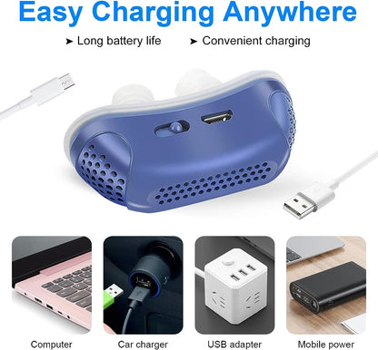Microbreath-compact CPAP device against snoring & sleep apnea 4