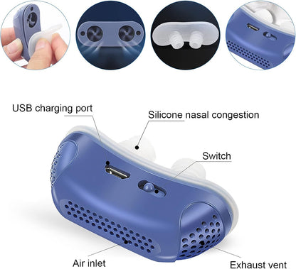 Microbreath-compact CPAP device against snoring & sleep apnea 6