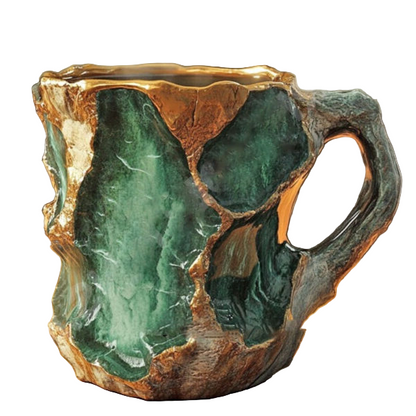 CRISTAL MINERAL – Elegante taza de café de cristal