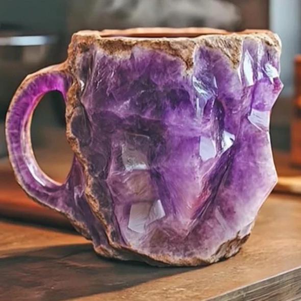 Mineral Crystal – Elegant crystal coffee cup for stylish enjoyment