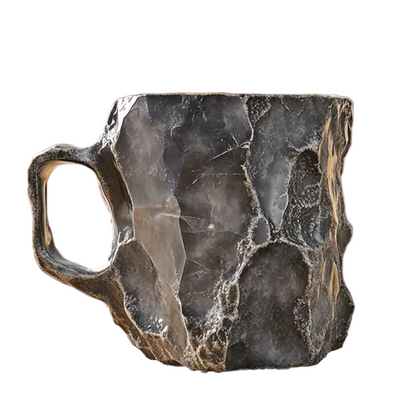 CRISTAL MINERAL – Elegante taza de café de cristal