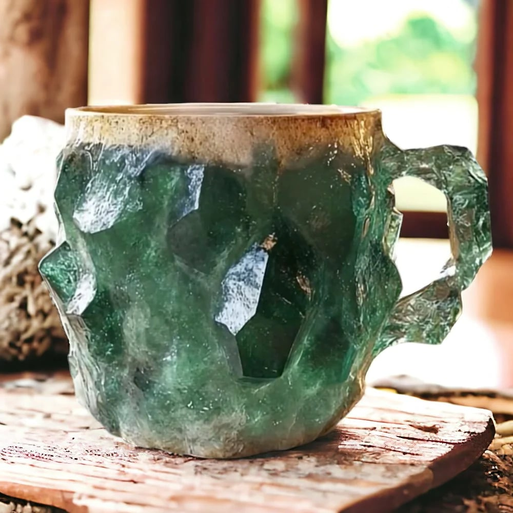 Mineral Crystal – Elegant crystal coffee cup for stylish enjoyment