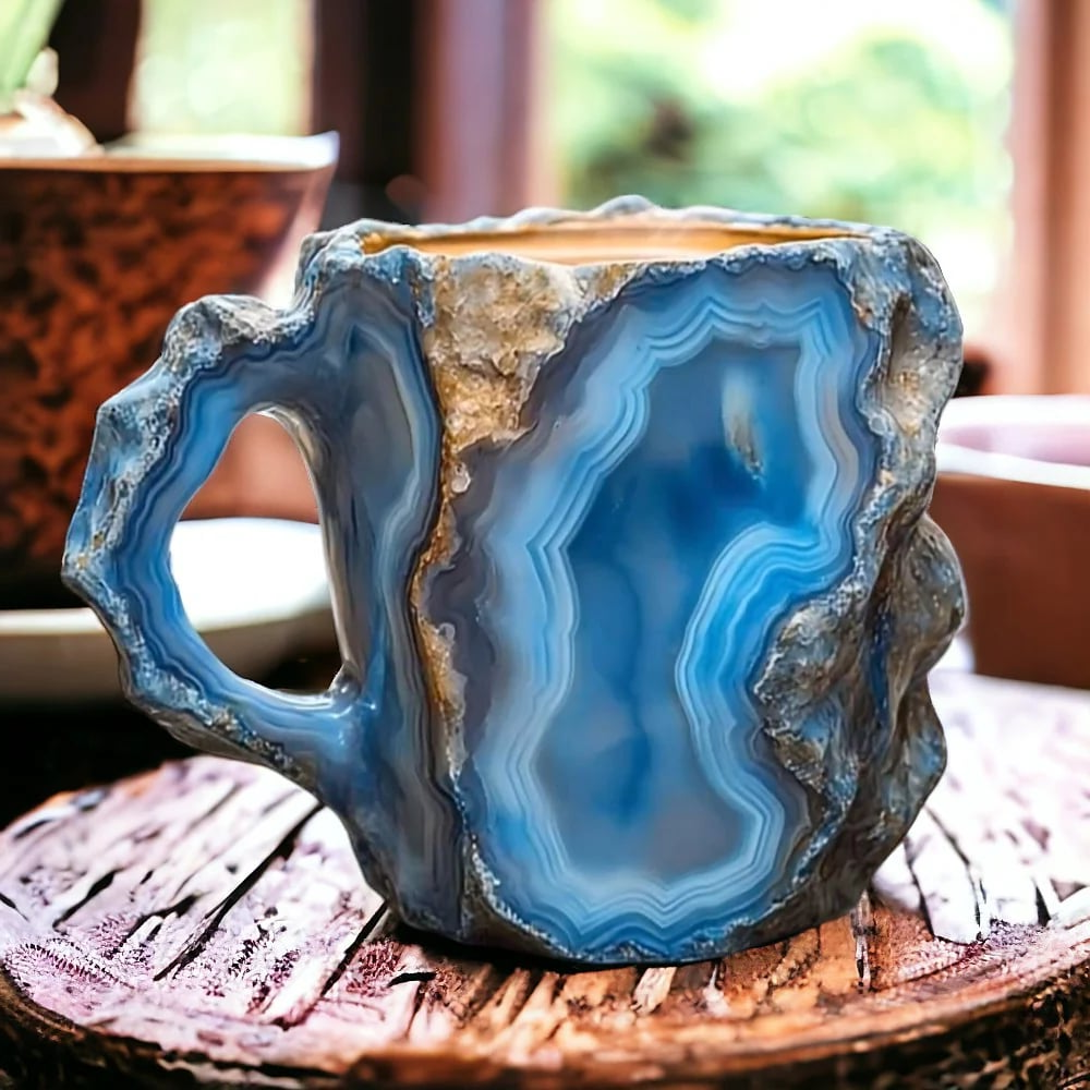 Mineral Crystal – Elegant crystal coffee cup for stylish enjoyment