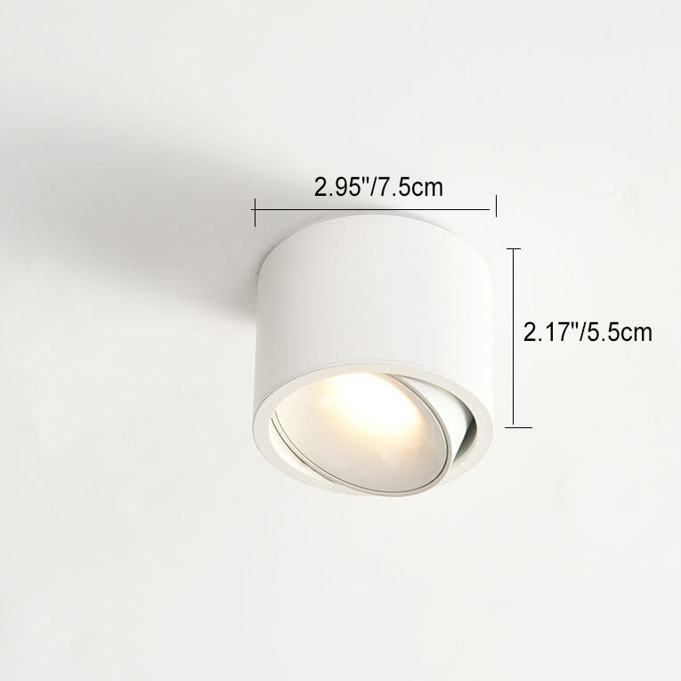 Minispot LED - minimalist ceiling lamp with adjustable lighting spot 7
