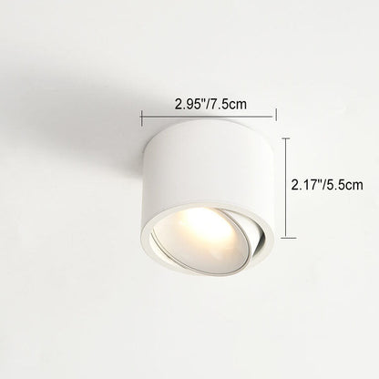 Minispot LED - minimalist ceiling lamp with adjustable lighting spot 7