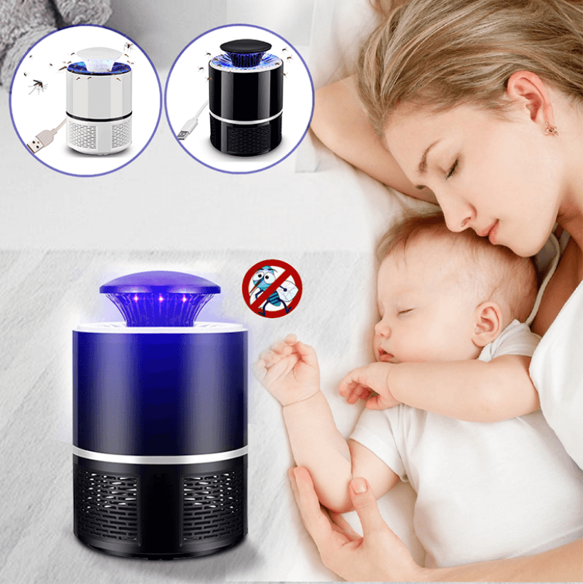Mosquitrap-quiet UV mosquito lamp with USB & anti-shock system 0