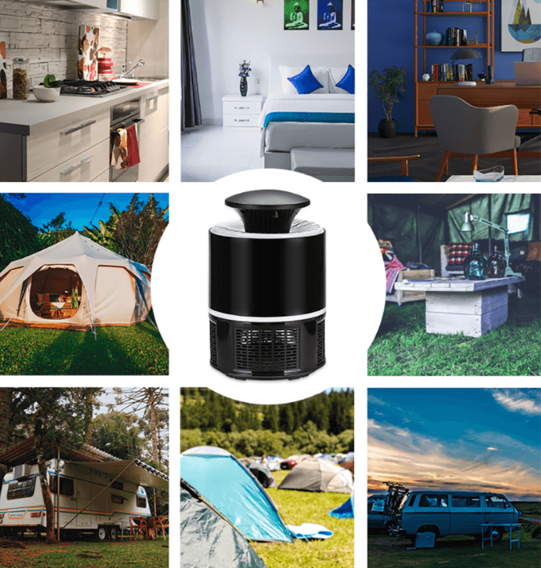 Mosquitrap-quiet UV mosquito lamp with USB & anti-shock system 5