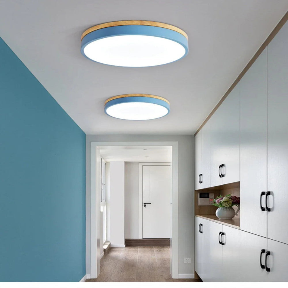NORDLUMINA LIGHT - Moderne Deckenleuchte aus Naturholz für jeden Raum