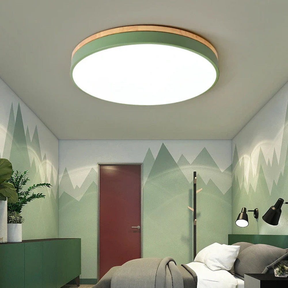 NORDLUMINA LIGHT - Moderne Deckenleuchte aus Naturholz für jeden Raum