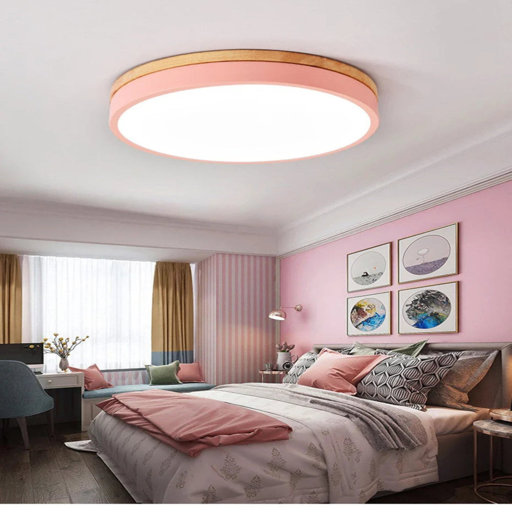 NORDLUMINA LIGHT - Moderne Deckenleuchte aus Naturholz für jeden Raum