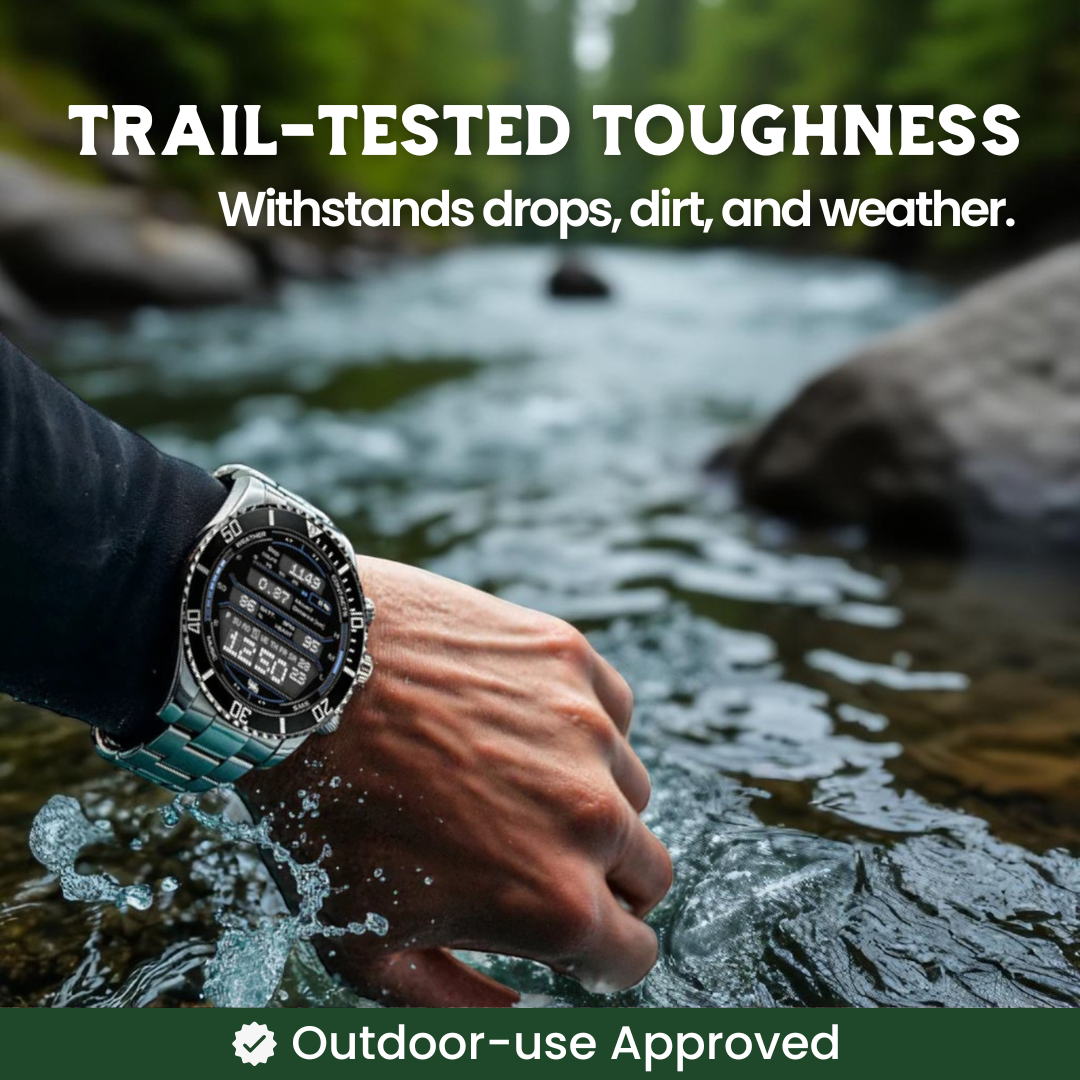 Nexos Pro – Tactical Smartwatch with GPS & 21-Day Battery
