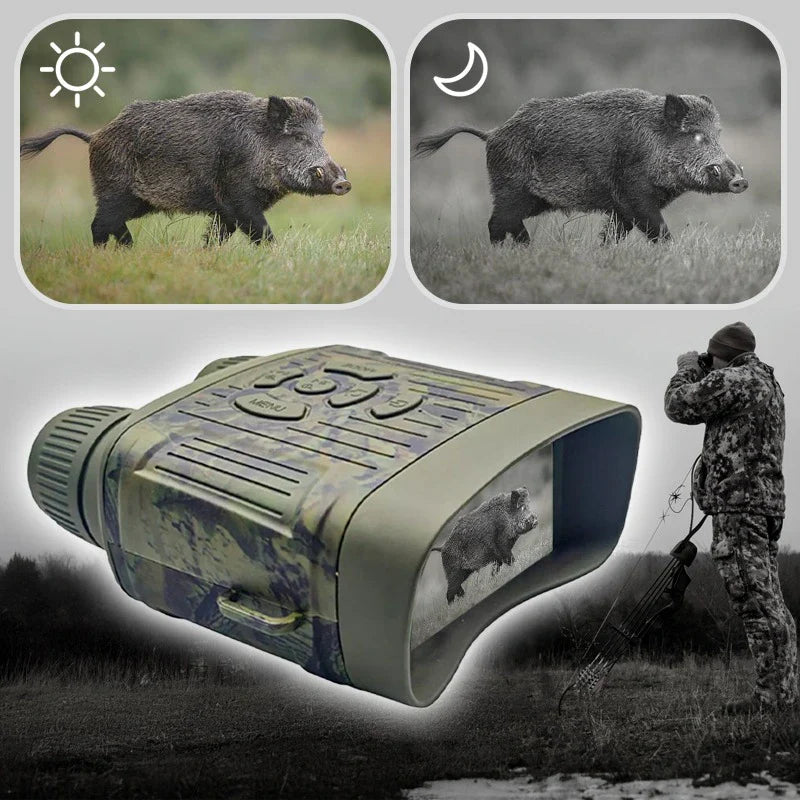 NightPulse – Night vision binoculars with infrared technology & recording function