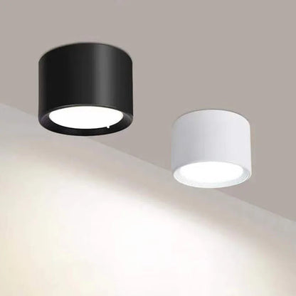 NordicGlow – Lámpara de techo LED moderna en negro y blanco