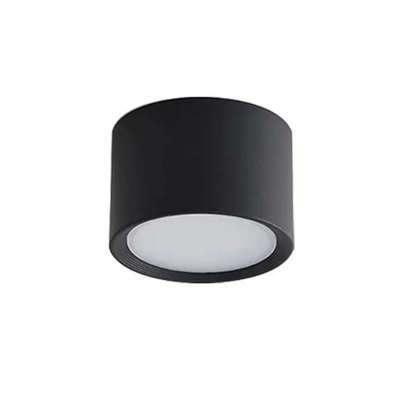 NordicGlow – Lámpara de techo LED moderna en negro y blanco