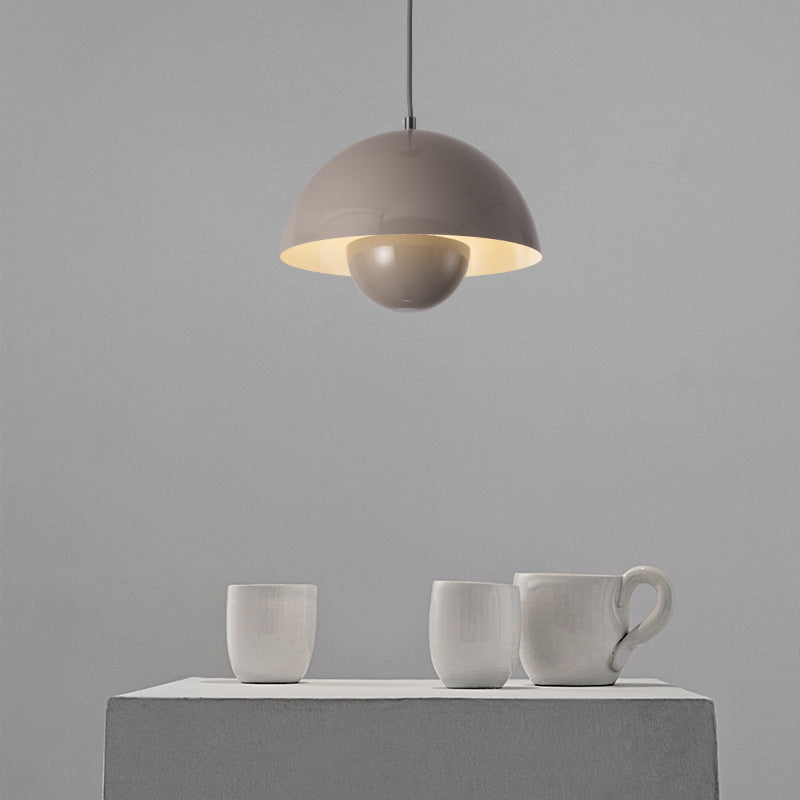 Nordic FlowerPot Pendant Light - Danish design for cozy bedroom lighting 6