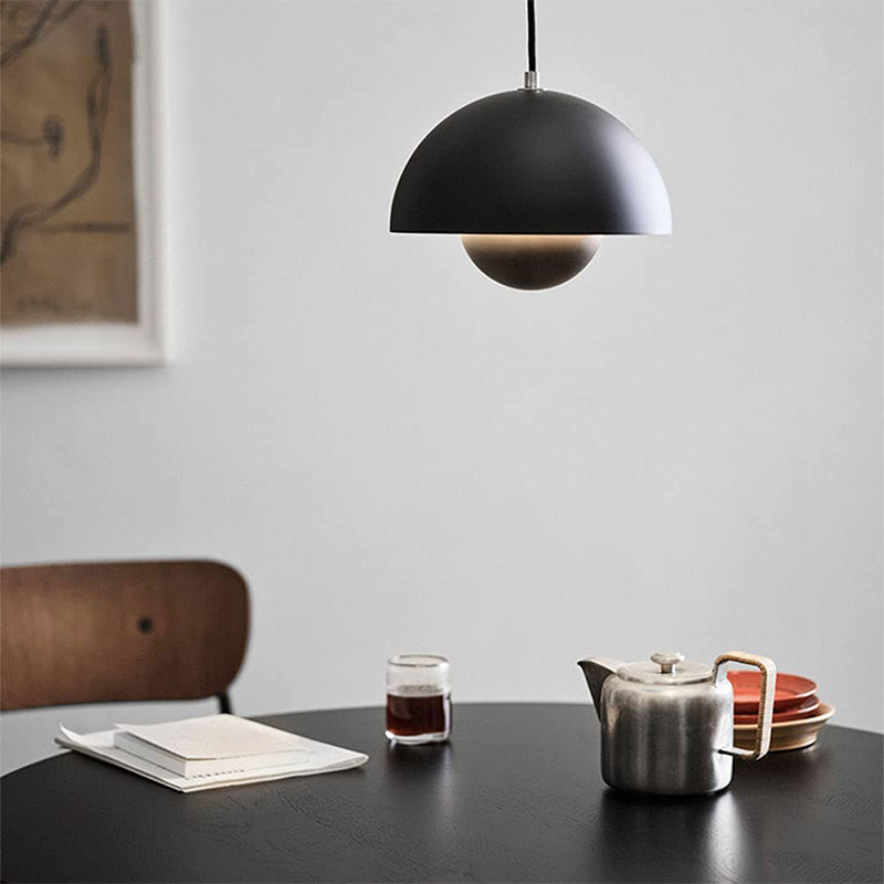 Nordic FlowerPot Pendant Light - Danish design for cozy bedroom lighting 7