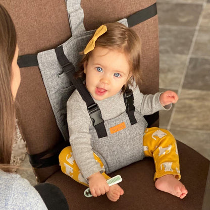 Cintura per seggiolone portatile Safeseat - Seggiolino di sicurezza universale per bambini in viaggio e a tavola