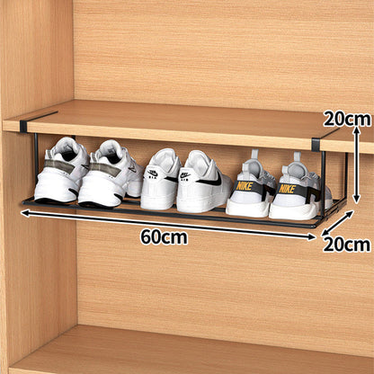 FlexFit Shelf Extension - Organizzatore per scarpiere regolabile - Soluzione salvaspazio - Montaggio senza attrezzi - Adatto a 40-65 cm
