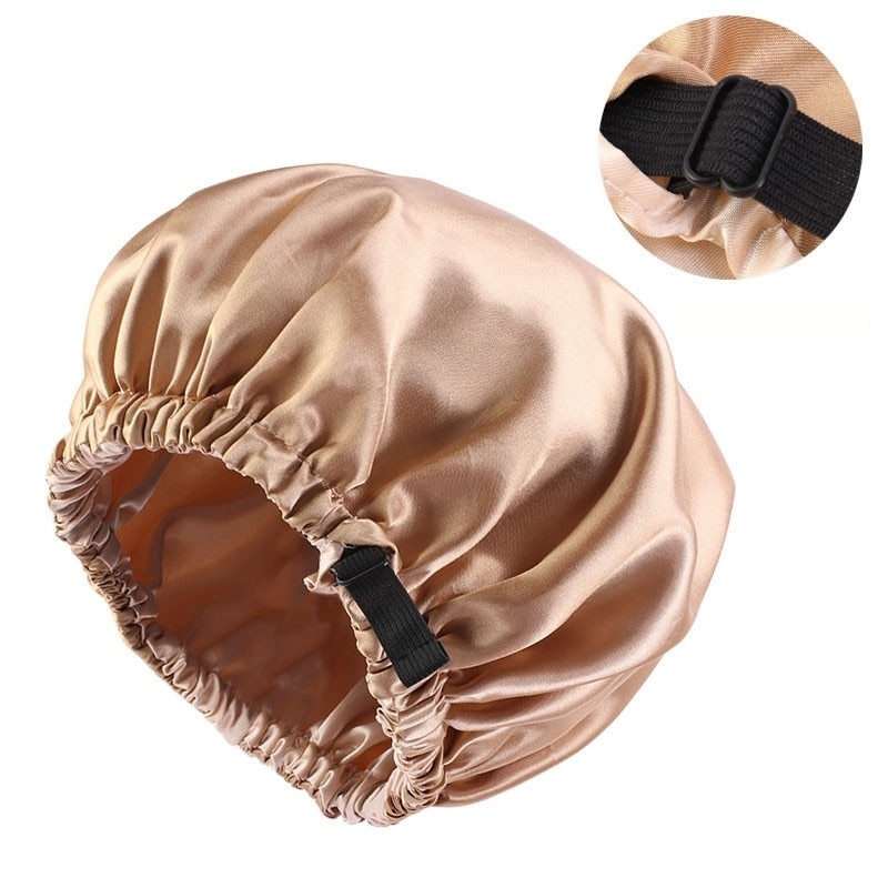  SatinGlow - luxurious hair cap from satin for optimal hair protection at night-6