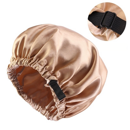  SatinGlow - luxurious hair cap from satin for optimal hair protection at night-6
