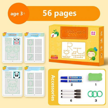 InkyPlay Learning Pad – Reusable Writing Pad for Creative Learning Without Screen Time