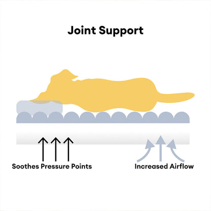Orthopedic dog pillow made of washable plush - comfortable dog bed for large and small dogs 4