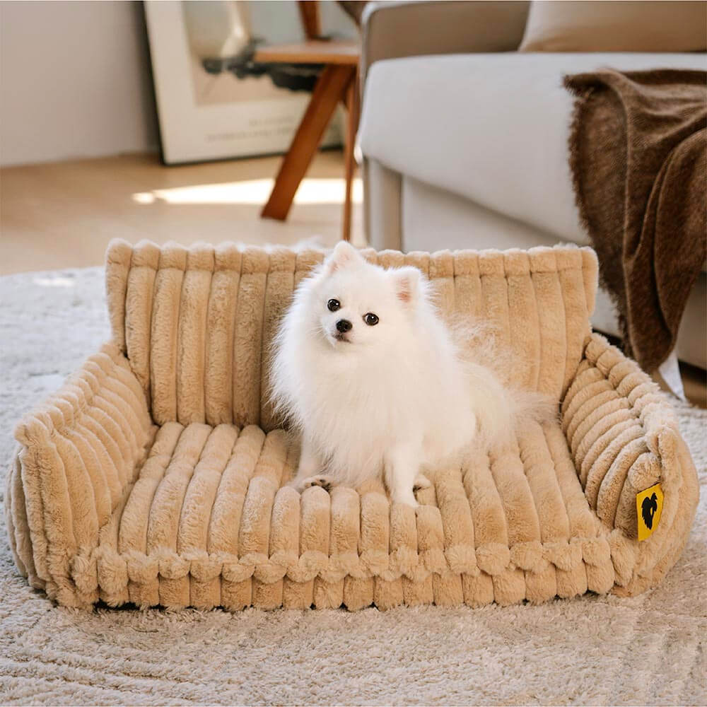 Orthopedic dog pillow made of washable plush - comfortable dog bed for large and small dogs 7