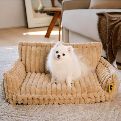 Orthopedic dog pillow made of washable plush - comfortable dog bed for large and small dogs 7