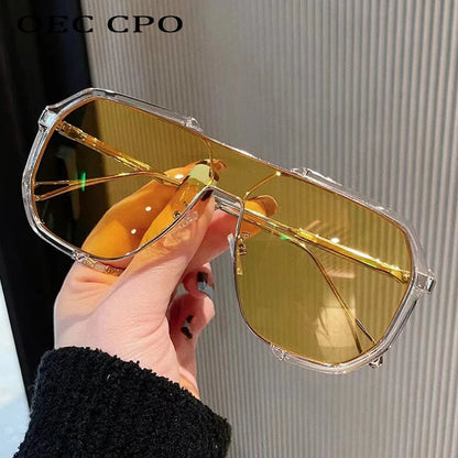 VOGUEVIEW SHADES – Oversized Square Sunglasses with UV400 & Photochromic Lenses