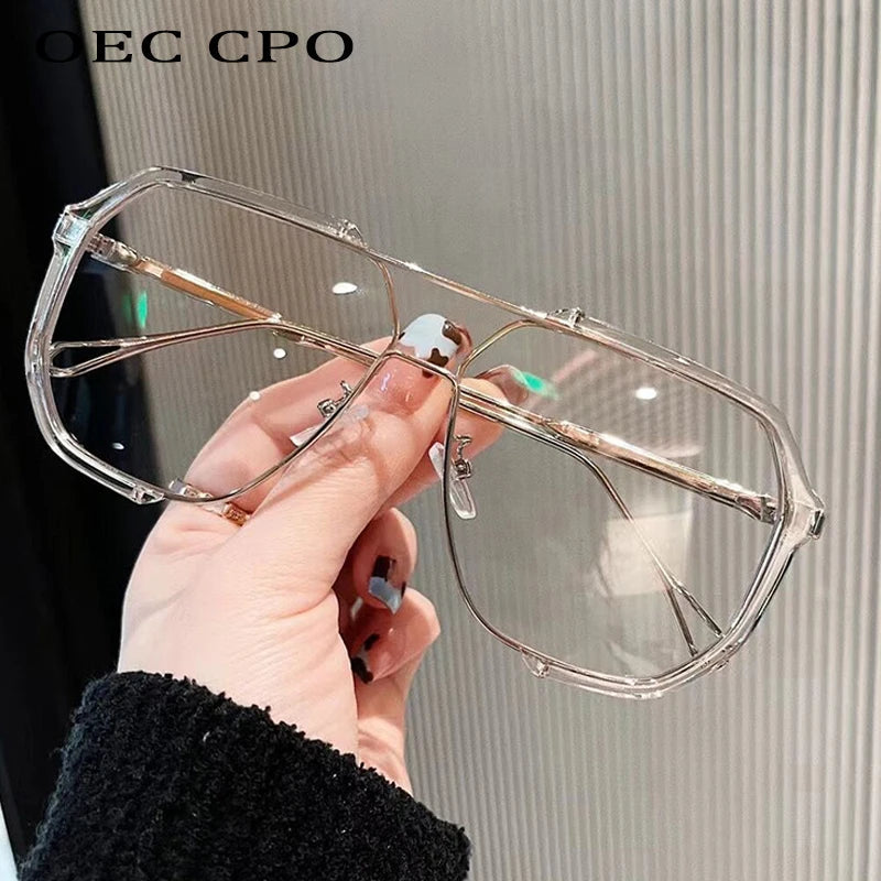 VOGUEVIEW SHADES – Oversized Square Sunglasses with UV400 & Photochromic Lenses