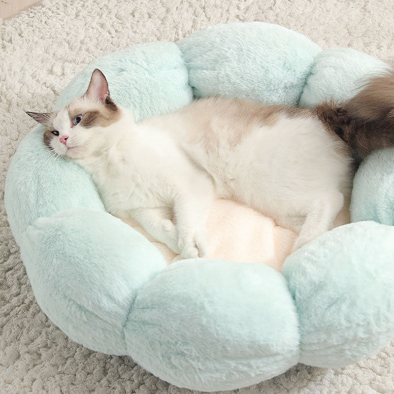 PETALREST – Flower Shape Cat Bed Designed for Deep Sleep and Cozy Comfort 7