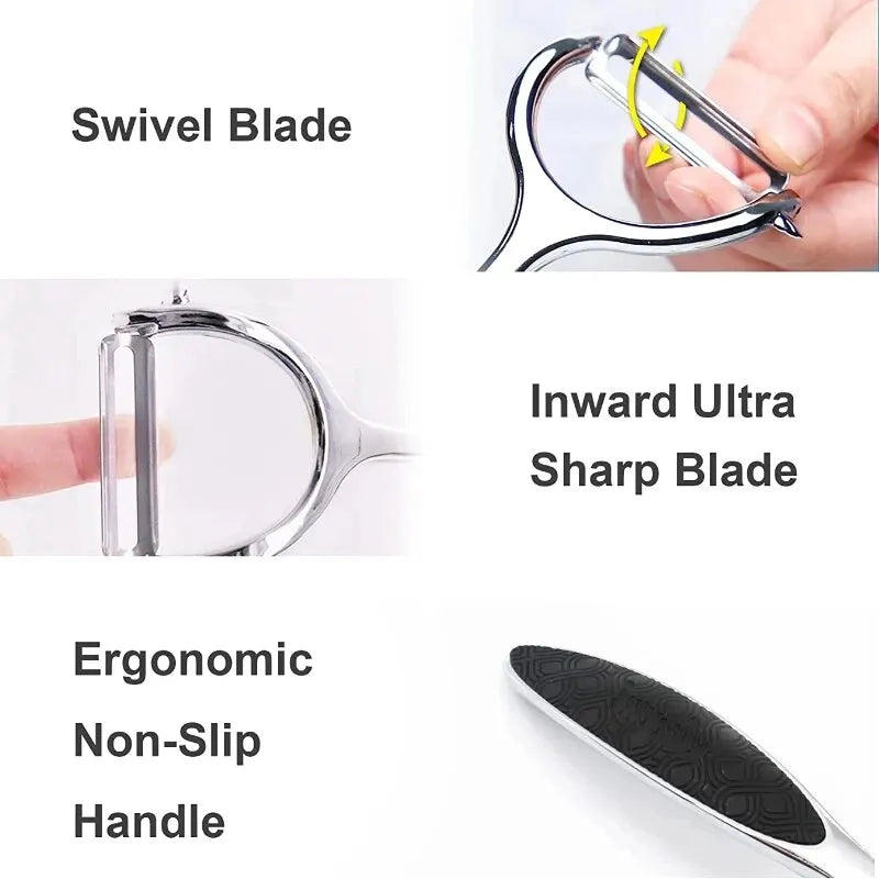 PeelPro – Ergonomický škrabka na ovocie a zeleninu z nehrdzavejúcej ocele