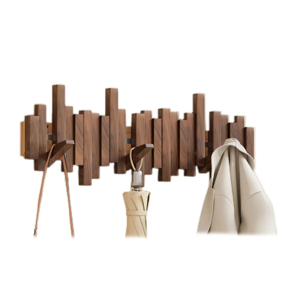 Pianohang Wall Rack- wall wardrobe made of walnut or beech wood in the piano design 0