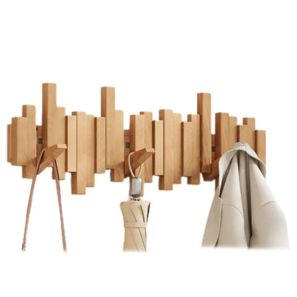 Pianohang Wall Rack- wall wardrobe made of walnut or beech wood in the piano design 3