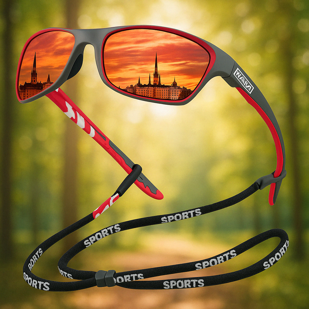 Polarsportx Pro-polarized sports sun glasses with UV400 protection for outdoor & everyday life 1