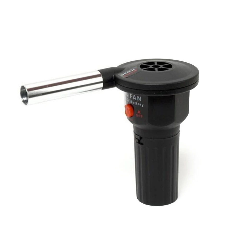 Portable BBQ Fire Bellows – Aluminum Hand Blower for Grilling, Camping & Picnics