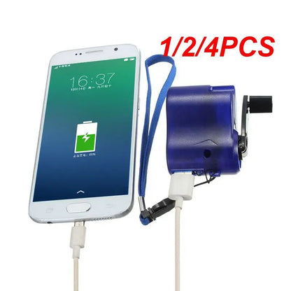 HandCrank Charge – Portable USB Emergency Charger for Outdoor Survival