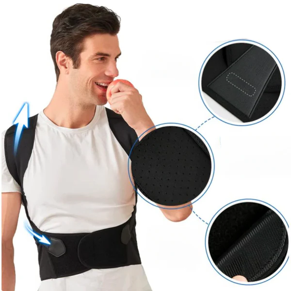 PostureFlex – Adjustable Posture Corrector for Back & Shoulders