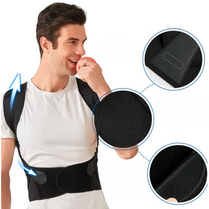 PostureFlex – Adjustable Posture Corrector for Back & Shoulders
