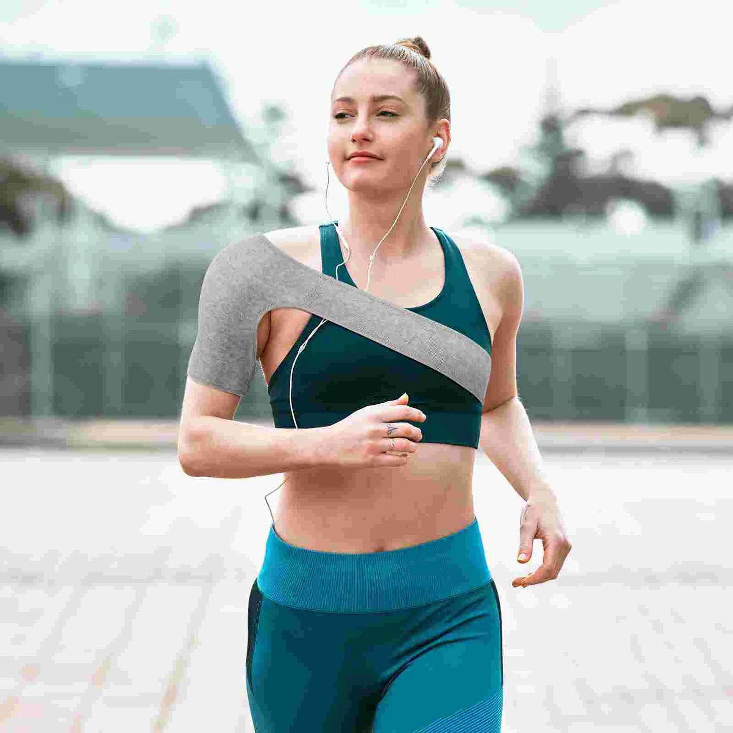 PowerPad – Adjustable shoulder support with ergonomic fitness pads