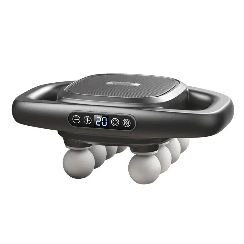 PowerRelief 8 – Fascia Massage Gun with 8 Heads, 3 Modes & 30 Intensity Levels